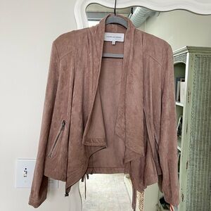Cupcakes and Cashmere Brown Doris Suede Jacket